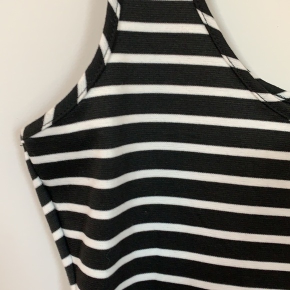 STRIPED MINI DRESS WOMEN SIZE M - Picture 4 of 10